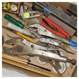 Vise Grips, Pliers, Misc Tools