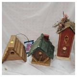 Lot of 3, As New Birdhouses