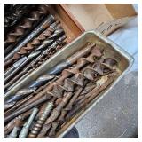 Big Lot of Brace and Bits and Spade Bits