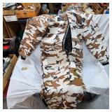 Large White Insulated Coveralls