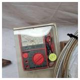 OHM Meter, C-Clamps, Cable, Etc