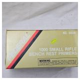 Federal Small Rifle "Bench Rest" Primers, 1000 Brick(205m)