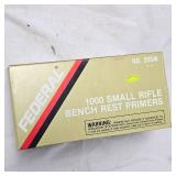 Federal Small Rifle "Bench Rest" Primers, 1000 Brick(205m)