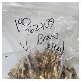 Like New, Winchester 7.6x39 Brass-approx 690 Rounds