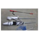 Badminton Net, Fishing Net and Baseball Swing Trainer