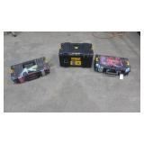 (3) Dewalt Job Boxes