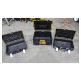 (3) Dewalt Job Boxes