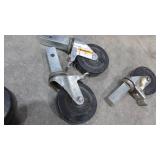 (4) Painter Scaffolding Caster Wheels