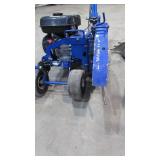 Blue Bird Trencher with Dog Fence Blade and 2 Trenching Blades