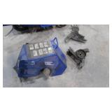 Blue Bird Trencher with Dog Fence Blade and 2 Trenching Blades