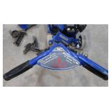 Blue Bird Trencher with Dog Fence Blade and 2 Trenching Blades