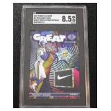 2024 Illusions Great Expectations Material Sapphire Randy Moss *Nike Swoosh* 7/9 SGC 8.5 | Only 9 Exist!