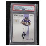 2007 Playoff NFL Playoffs Preview Adrian Peterson #P-2 Rookie Card PSA 9