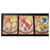 2000 Topps TV Animation Charmander - Charmeleon - Charizard Lot | 3 Cards