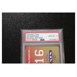 2008 Topps NFL Dynasties Tribute Joe Montana Autograph PSA/DNA 10