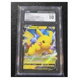 2021 Pokemon Black Star Promo Pikachu V #SWSH061 CGC 10