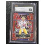 2022 Select Draft Red Lazer Joe Burrow #45 CGC 10
