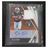 2019 Phoenix Jersey Relic Autograph Josh Jacobs Rookie Card 15/49 | Only 49 Exist!