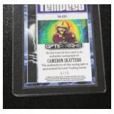 2025 Leaf Optichrome Tempest Cameron Skattebo Autograph 6/10 | Only 10 Exist!