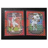 2023 Prizm Draft Red Bijan Robinson & Jaxon Smith-Njigba Rookie Card /125 | Only 125 Exist!