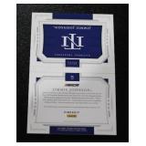 2021 National Treasures Jimmie Johnson Dual Jumbo Fire Suit Relic Booklet