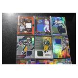 Jersey/Relic Football Card Lot | 9 Relic Cards