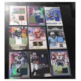 Jersey/Relic Football Card Lot | 9 Relic Cards