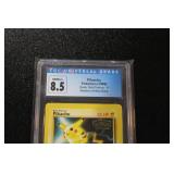 1999 Pokemon Black Star Movie Promo Pikachu #4 CGC 8.5