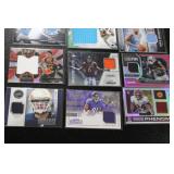 Mixed Sports Jersey/Relic Card Lot | 9 Relic Cards