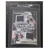 2018 Spectra Synced Swatches Dual Jersey Relic Michael Thomas & Tre