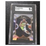 2020-21 Select Silver Prizm Anthony Edwards #61 Rookie Card SGC 9
