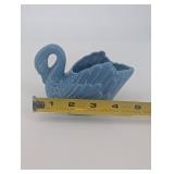Swan Shaped Ceramic Vase Planter With Feather Detail