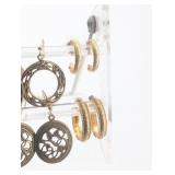Gold Tone Earrings (Lot of 15)