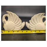 Shell-Shaped Ceramic Napkin Holders - Pair