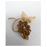 Quintel Quartz Pendant Watch - Gold Tone Bead Chain - Japan Movt