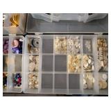 Assorted Buttons Collection - Plastic, Shell, Metal & More