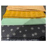 Assorted Vintage Fabric Bolts - Floral, Stripe & Motif Prints (Lot of 9)