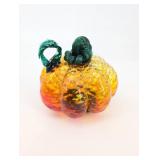 Hand Blown Glass Pumpkin