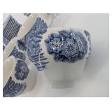 Liberty Blue Historic Colonial Scenes Teacups & Plates - Made in England