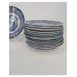 Liberty Blue Historic Colonial Scenes Teacups & Plates - Made in England