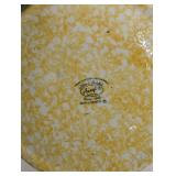 Stangl, Spongeware Pottery covered Casserole Dish