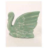 Vintage Lacava Swan Vase & Bud Vase Set (3-Piece Ceramic)