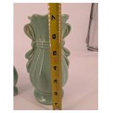 Vintage Lacava Swan Vase & Bud Vase Set (3-Piece Ceramic)