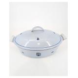 DRU 35 Covered Tureen with Floral Motifs - Vintage Ceramic