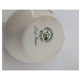 Continental China, Inc. Hand Painted Floral Sugar & Creamer Set - Vintage