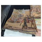 Assorted Vintage Tapestry Panels & Patchwork Quilts - Wall Hangings & Textile Fragments