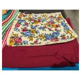 Assorted Fabric Bundle - Floral Print, Stripes & Solids (Cotton Textiles)