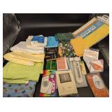 Fiskars Rotary Cutter Kit, Clover Needle Threader & Assorted Quilt Fabrics, Patterns & Notions