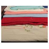 Assorted Fabric Swatches - Mixed Textiles Lot for Crafts