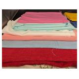 Assorted Fabric Swatches - Mixed Textiles Lot for Crafts